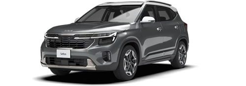Seltos en color Gravity Gray (Techo Blanco)